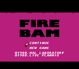 Fire Bam screenshot 3 for Famicom Disk System